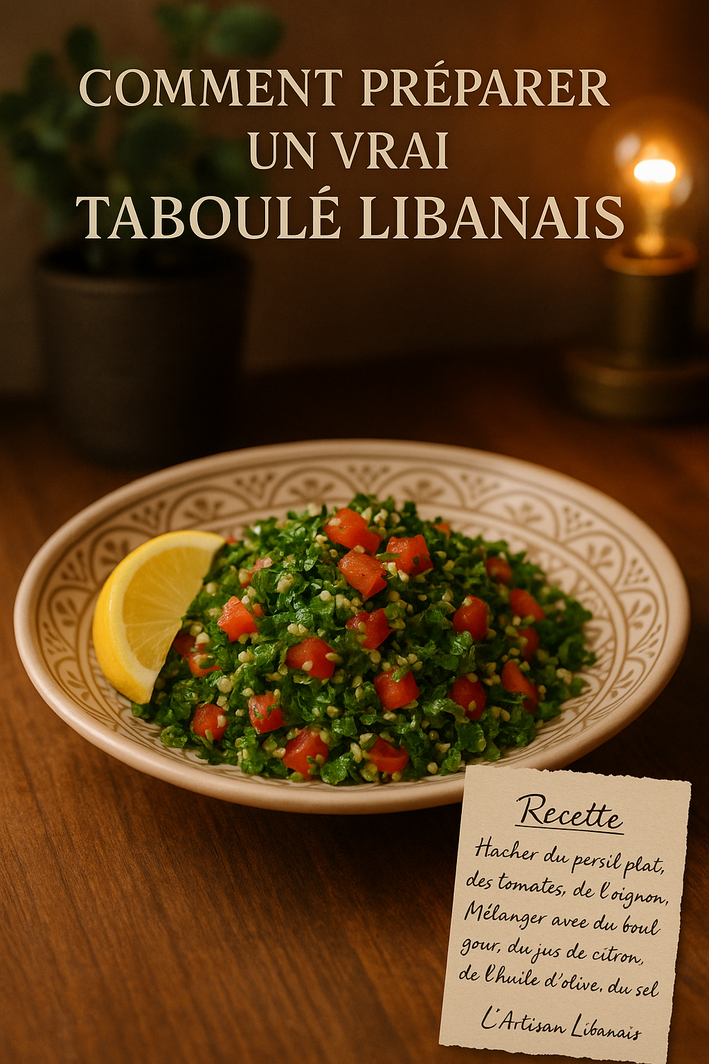 artisan libanais